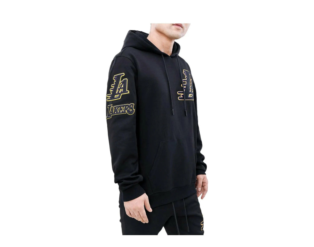 Pro Standard Los Angeles Lakers Logo Men Hoodie Black