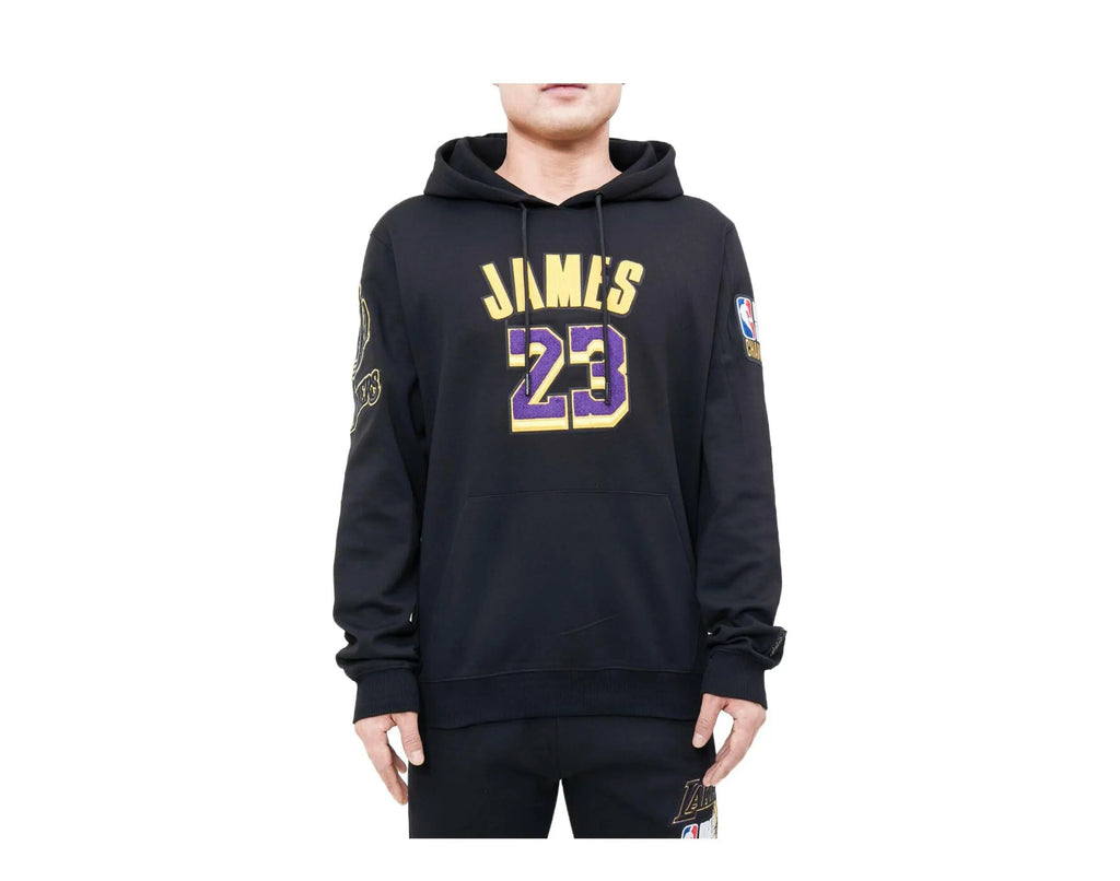 Pro Standard Los Angeles Lakers Lebron James Pro Team Men Hoodie Black