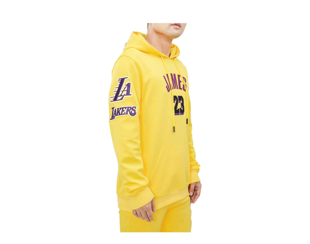 Pro Standard Los Angeles Lakers Lebron James Pro Team Men Hoodie Yellow