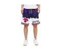 Pro Standard New York Knicks Pro Team Men Shorts Red/White/Blue Dip Dye