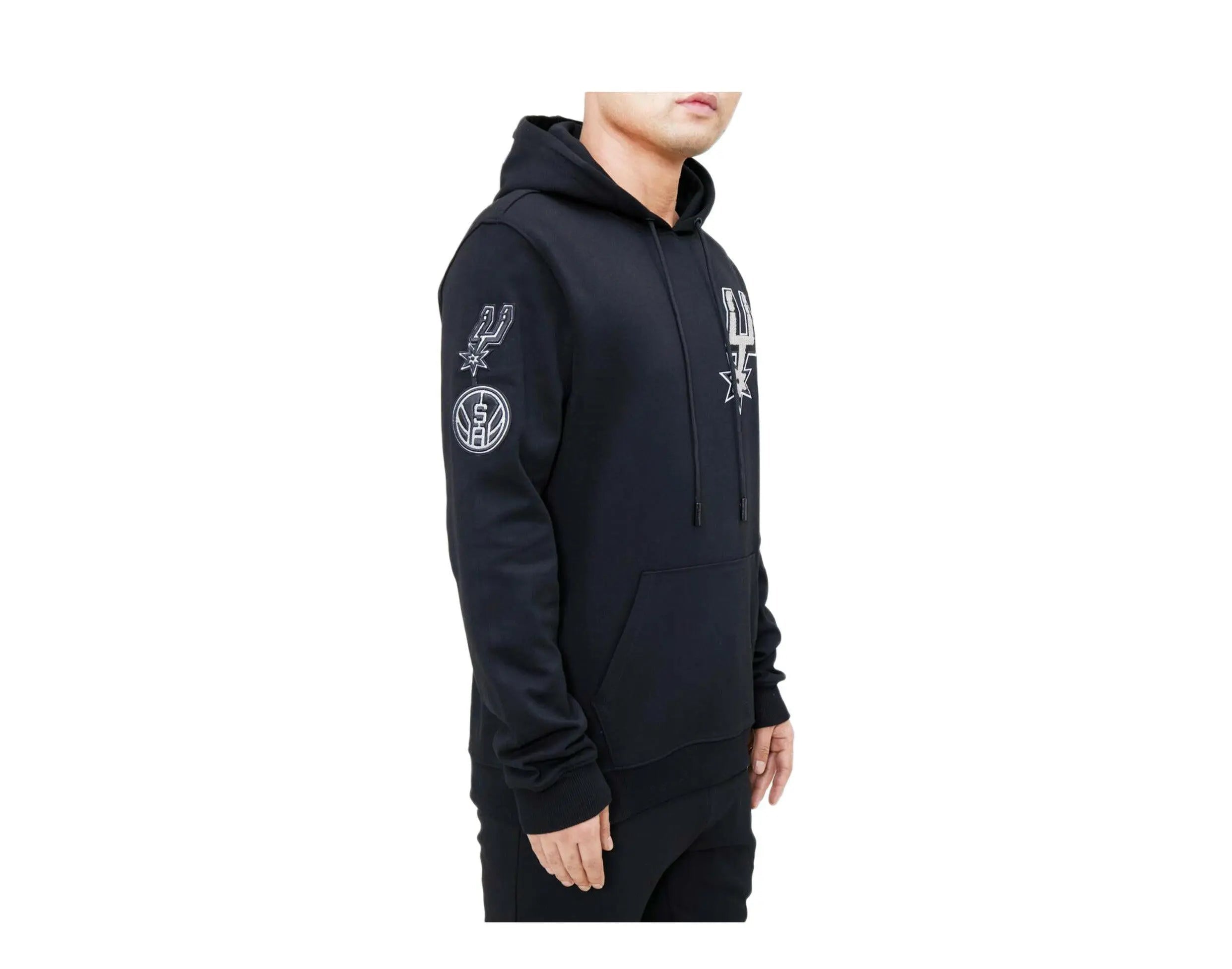Pro Standard San Antonio Spurs Classic Chenille Men Hoodie Black