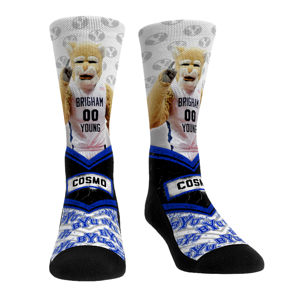 BYU Cougars - Mascot Walkout Crew Socks