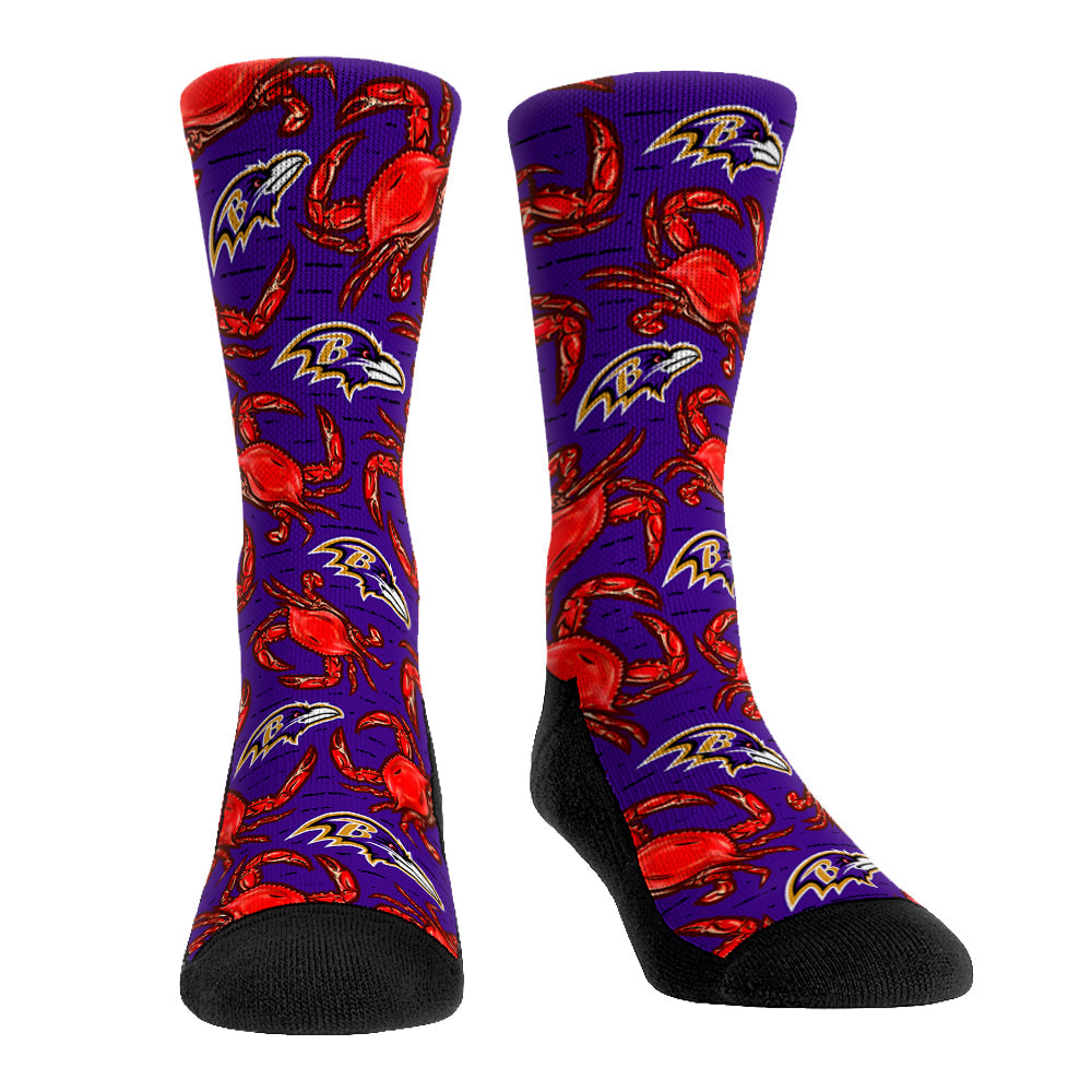 Baltimore Ravens - Crabs Crew Socks