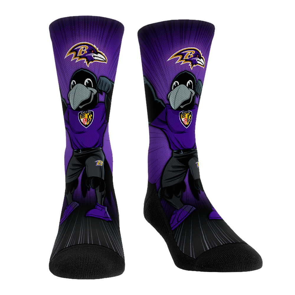 Baltimore Ravens - Mascot Pump Up! Crew Socks