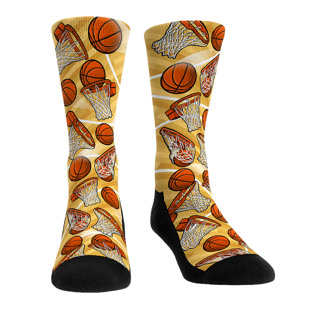 Basketball - All-Over Crew Socks