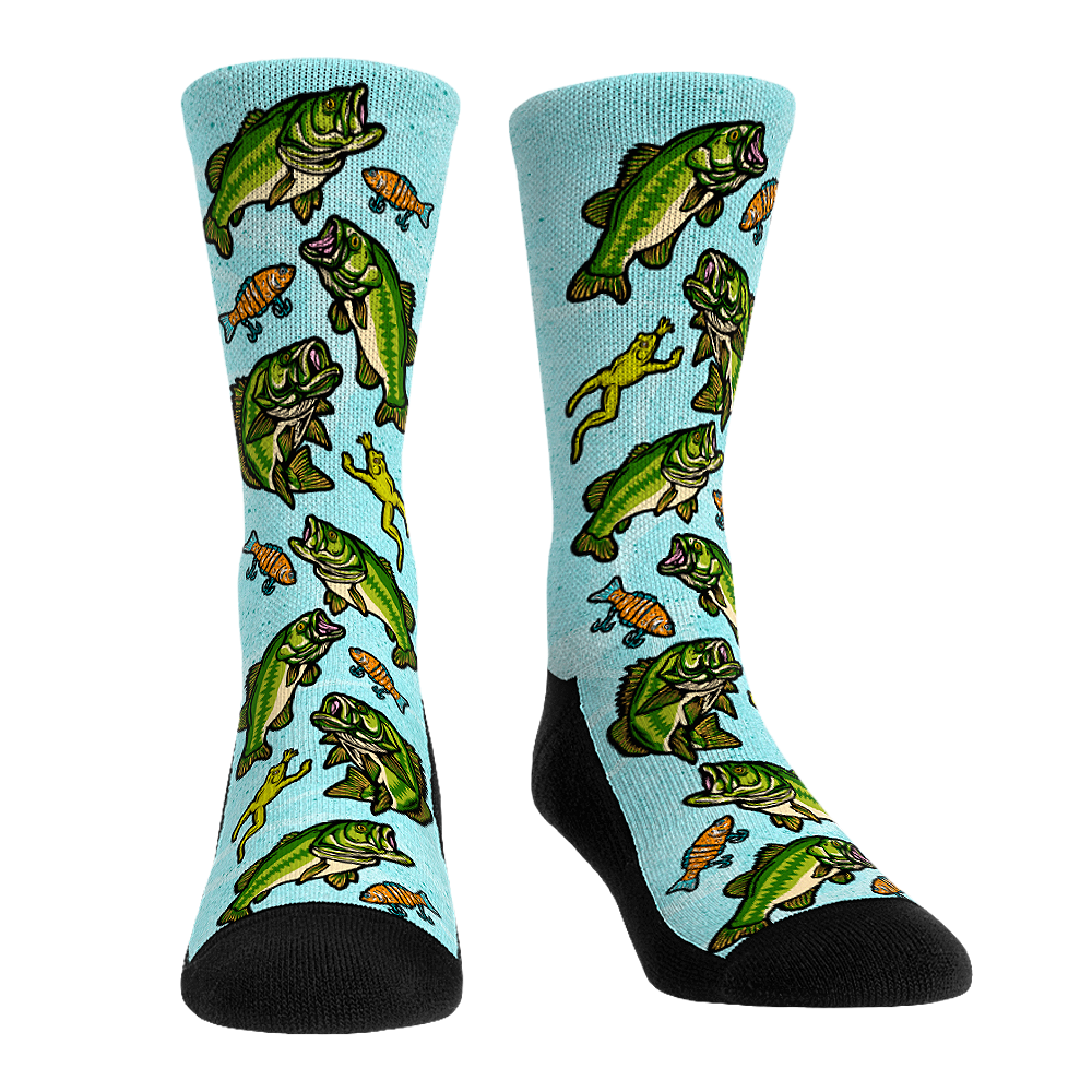 Bass All-Over Crew Socks