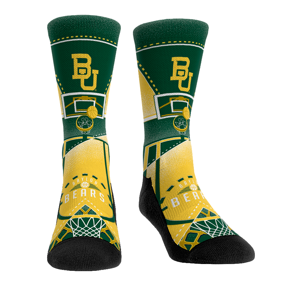 Baylor Bears - Nothing but Net Crew Socks