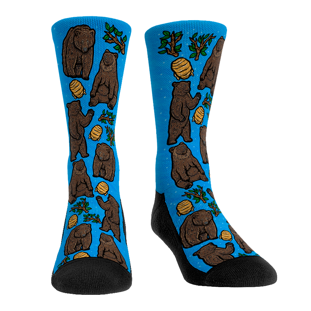 Bears All-Over Crew Socks