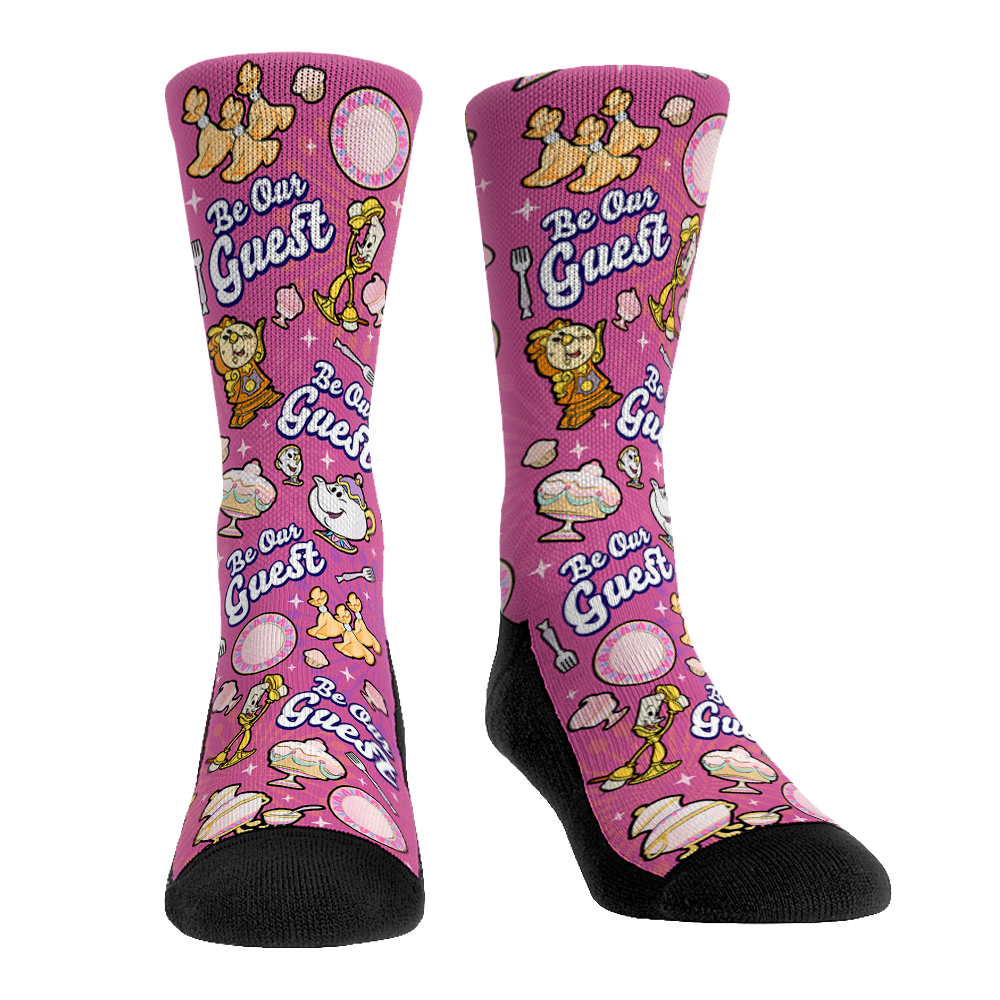 Beauty and the Beast - Be Our Guest Crew Socks
