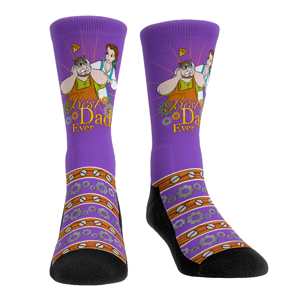 Beauty and the Beast - Best Dad Ever Crew Socks