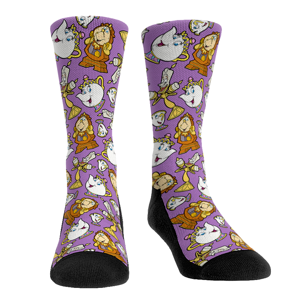 Beauty and the Beast - Characters All-Over Crew Socks