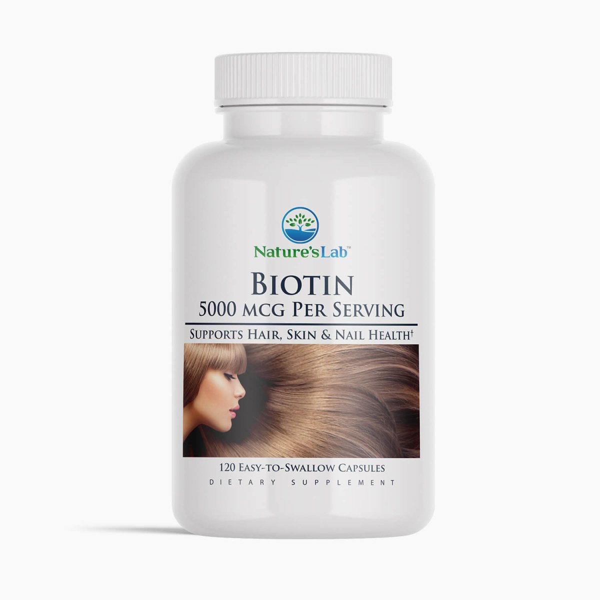Biotin 5000 mcg - 120 Capsules