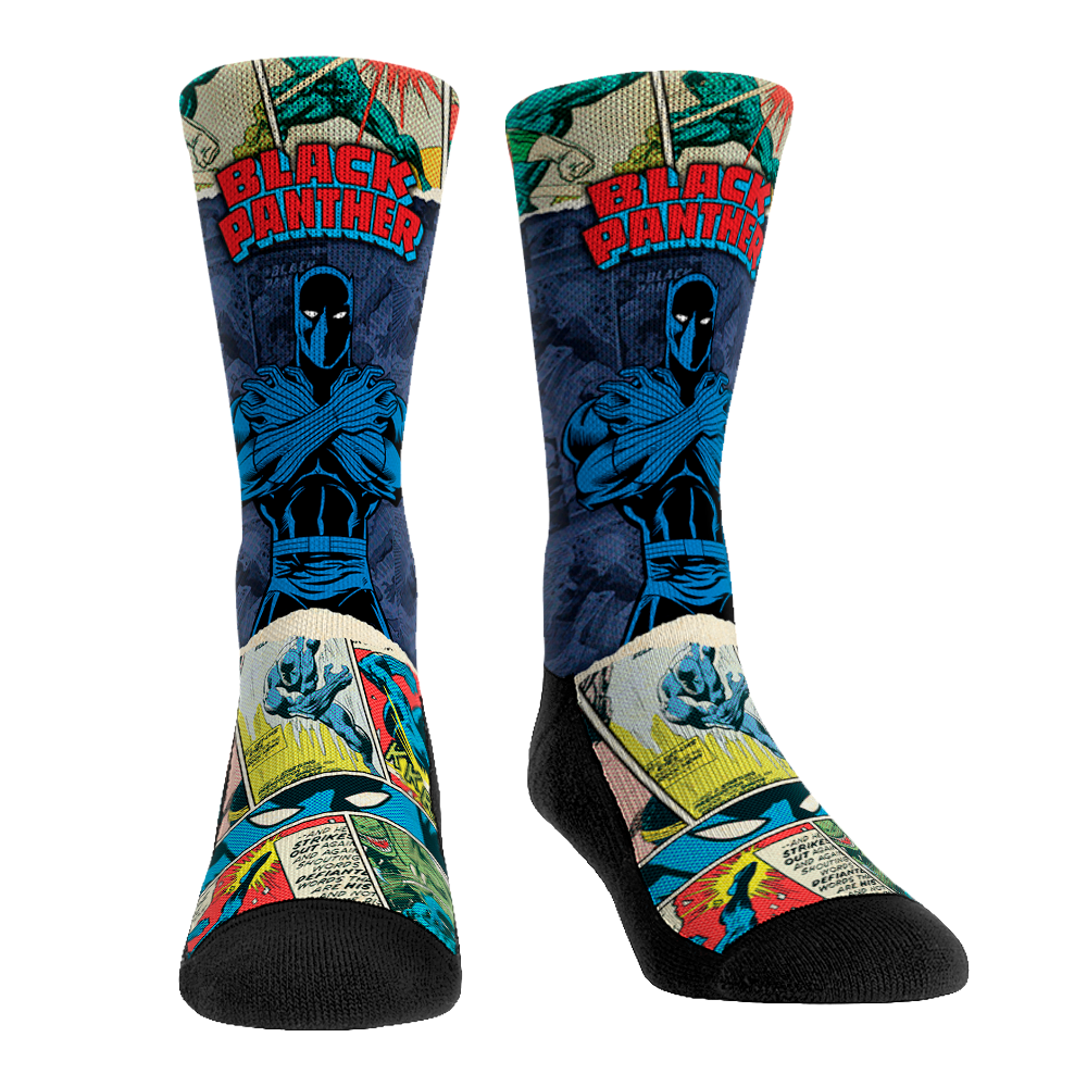 Marvel - Black Panther - Off Panel Crew Socks