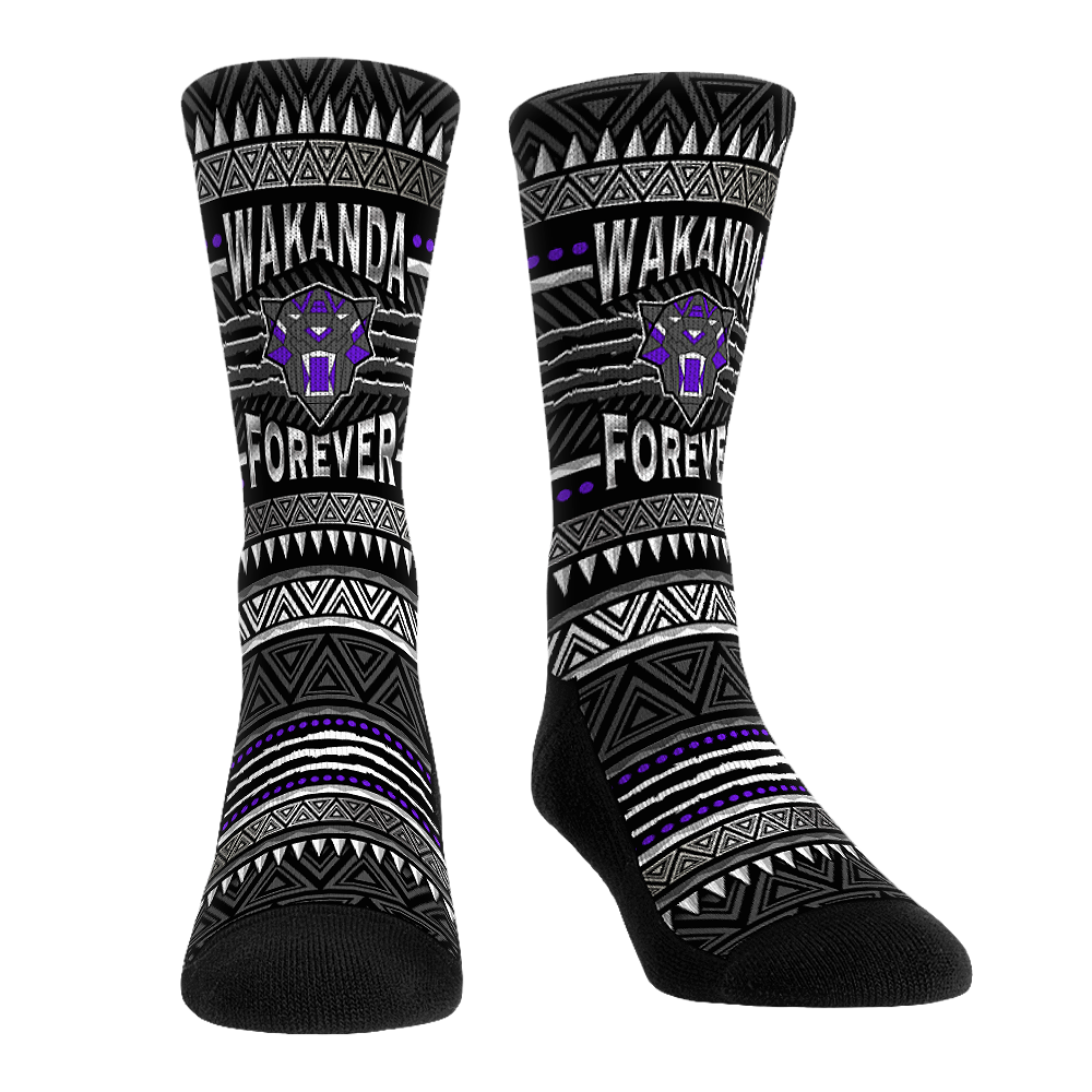 Black Panther: Wakanda Forever - Wakanda Print Crew Socks