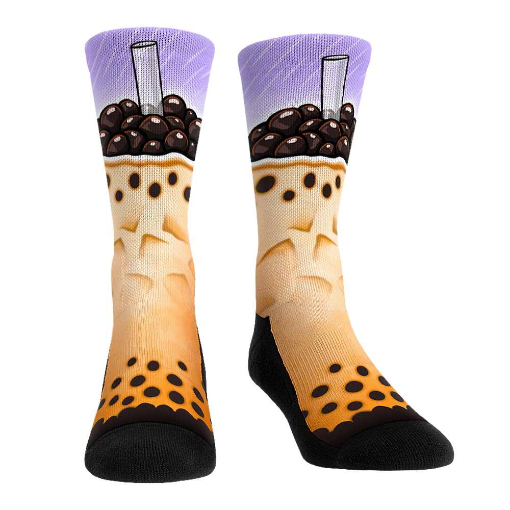 Boba Tea - Full Wrap Crew Socks