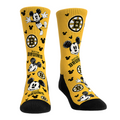 Boston Bruins - Disney - Mickey Sketch Crew Socks