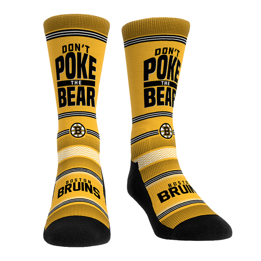 Boston Bruins - Slogan Crew Socks