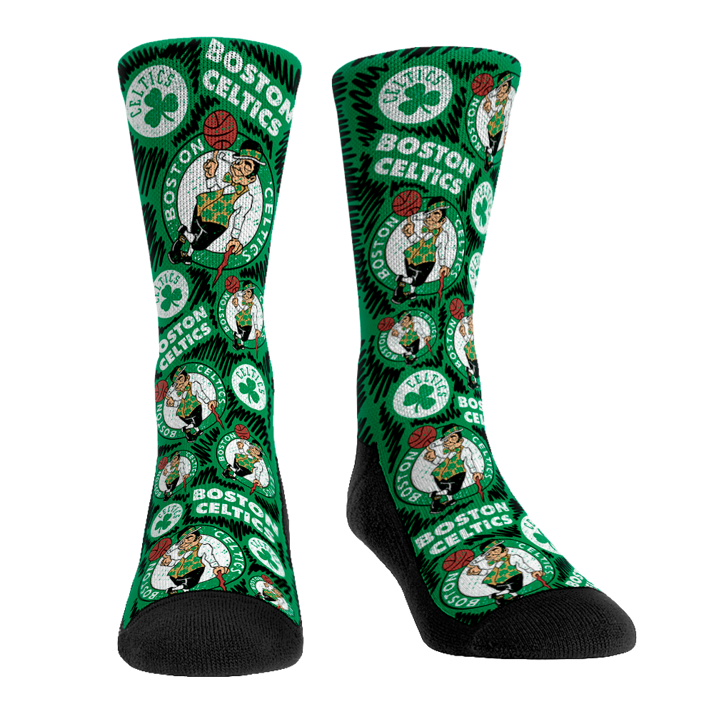 Boston Celtics - Logo Sketch Crew Socks