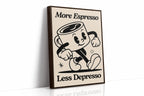 WONDERWALL ‘L’Atelier Fun Collection’ Caffeinated Cheer - Retro Coffee Art Print