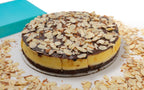 Andy Anand Fudge Brownie Cheesecake, 9 - Inch, 2.8 lb – Halal, Real California Cream Cheese, No Preservatives, Birthday & Holiday Gift Box