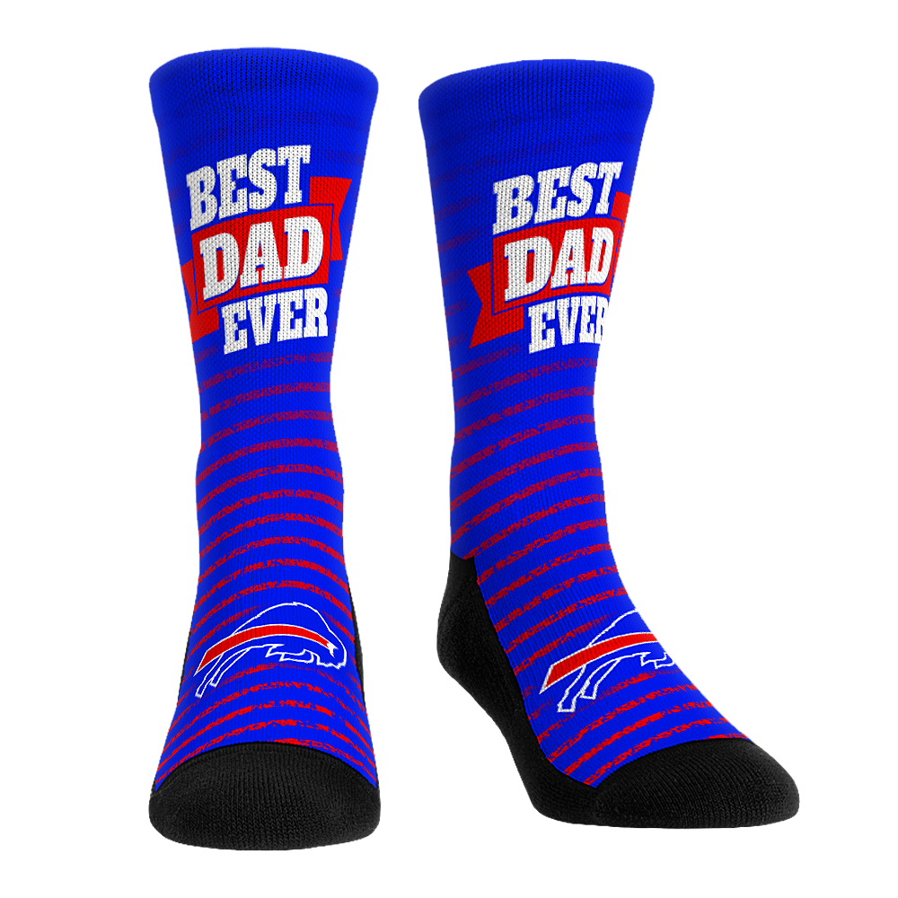 Buffalo Bills - Best Dad Ever Crew Socks