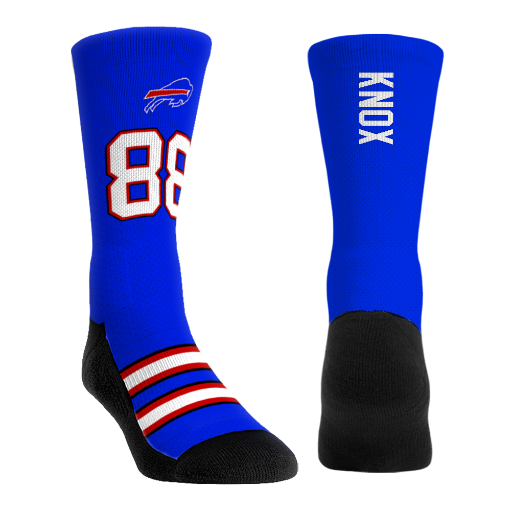 Dawson Knox - Buffalo Bills - Jersey (Blue) Crew Socks