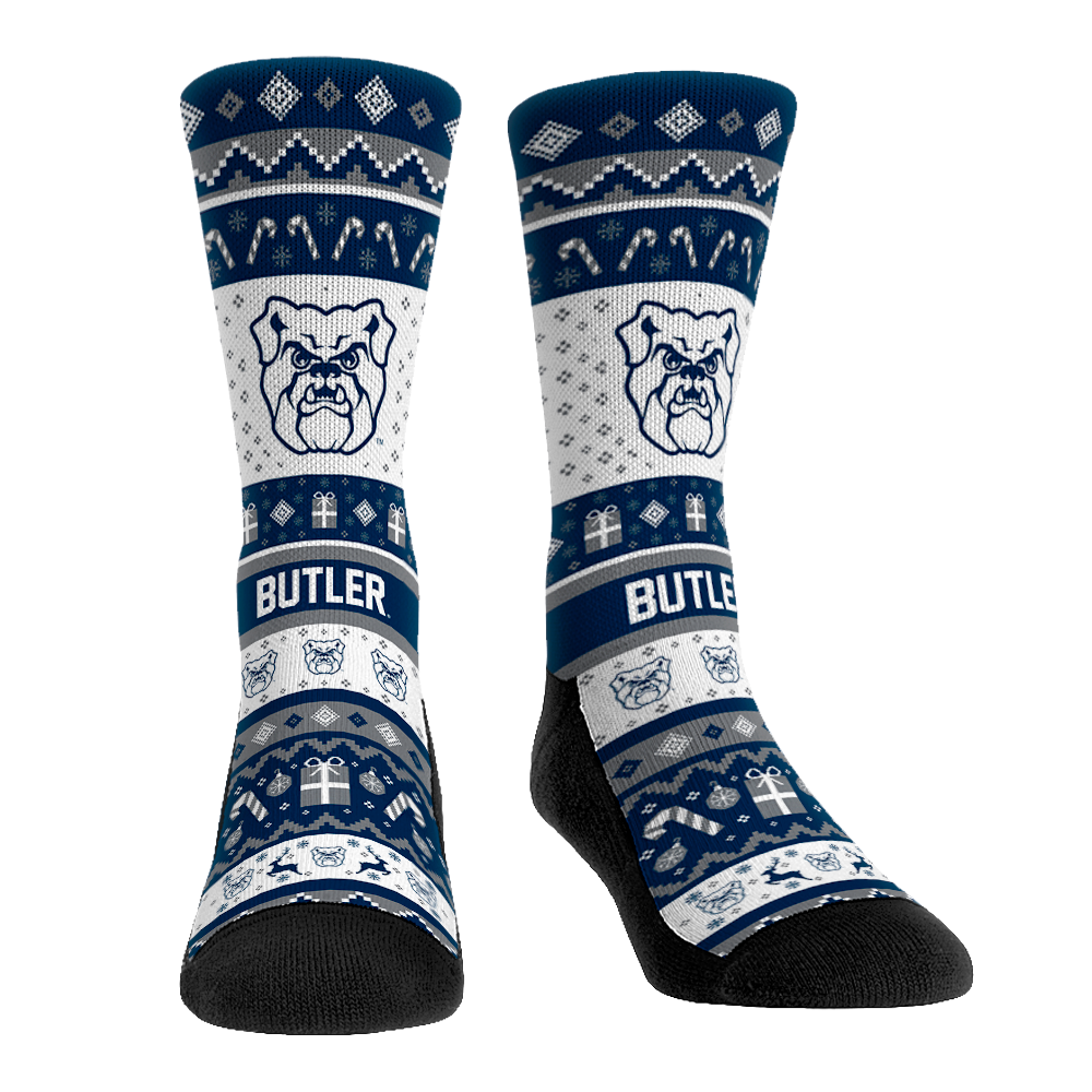 Butler Bulldogs - Tacky Sweater Crew Socks