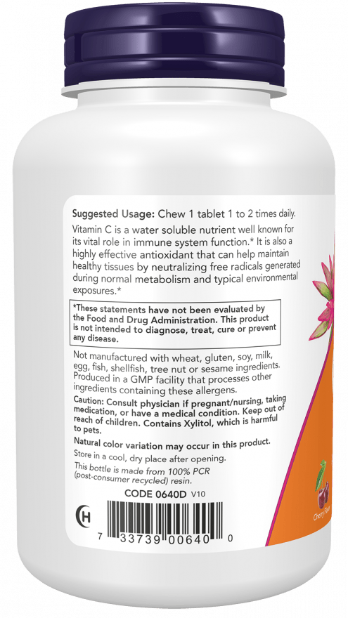 C - 500 Chewable Cherry - Berry