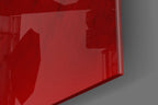 WONDERWALL ‘L’Atelier Fun Collection’ Canada Maple Leaf Flag Textured Design Glass Wall Art