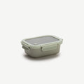 Genicook Stoneware Food Container with Glass Lid, Sage Green