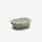 Genicook Stoneware Food Container with Glass Lid, Sage Green