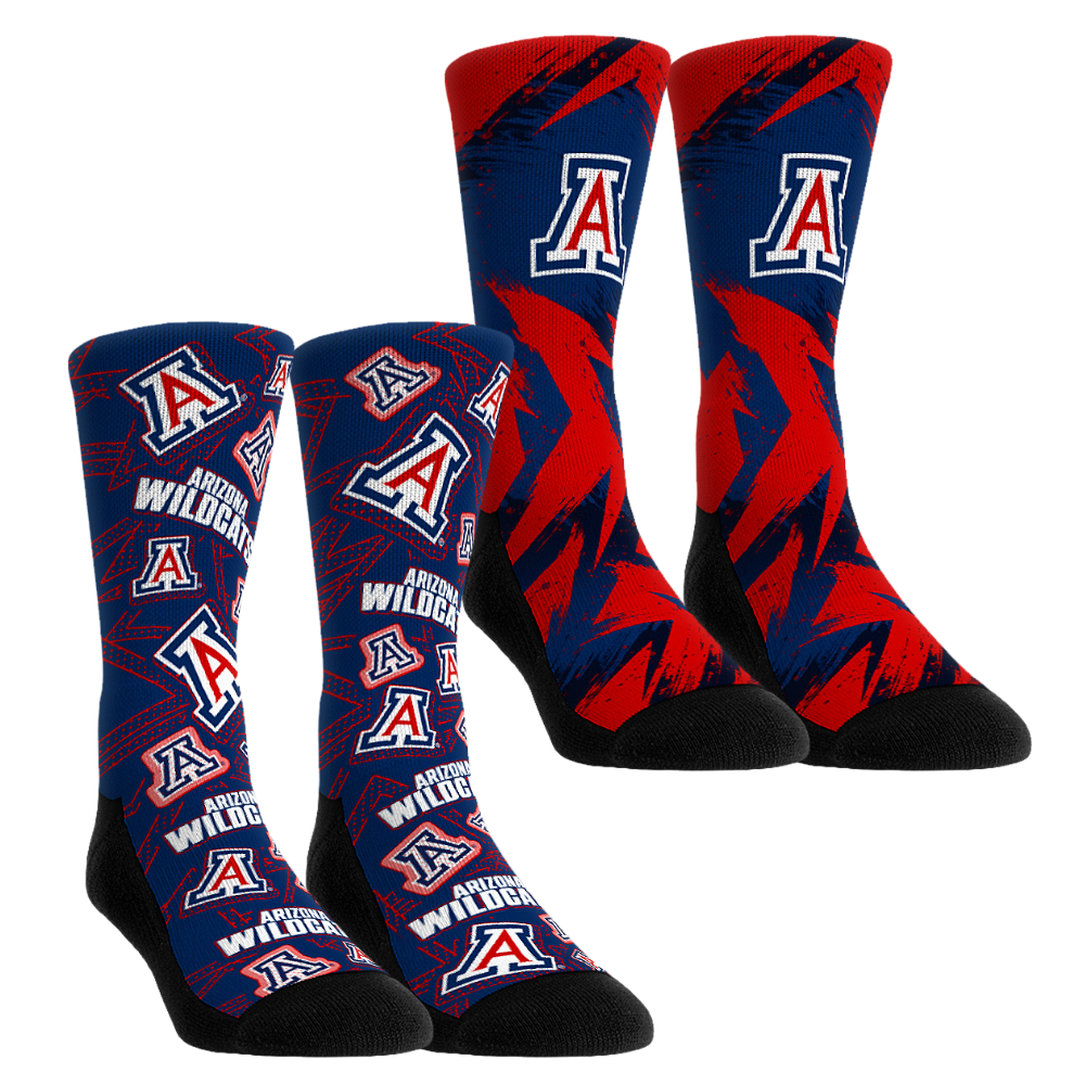 Arizona Wildcats - Game Day 2-Pack Crew Socks