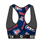 Arizona Wildcats - Logo All-Over Women's Sports Bra