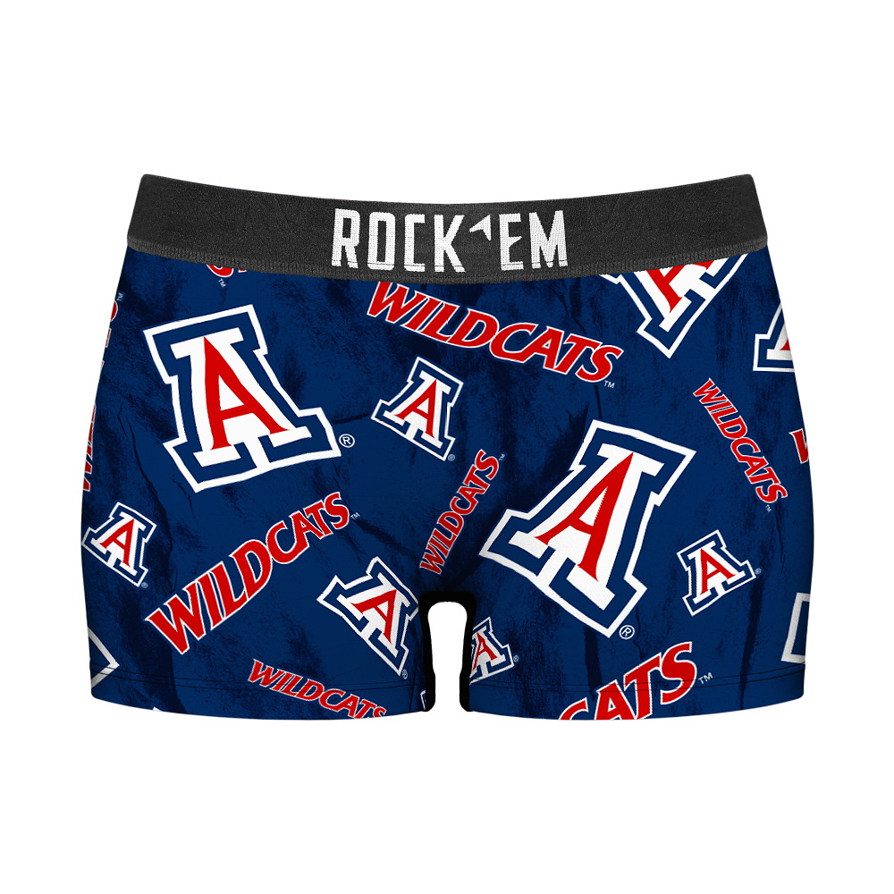 Arizona Wildcats - Logo All-Over Women's Boy Shorts