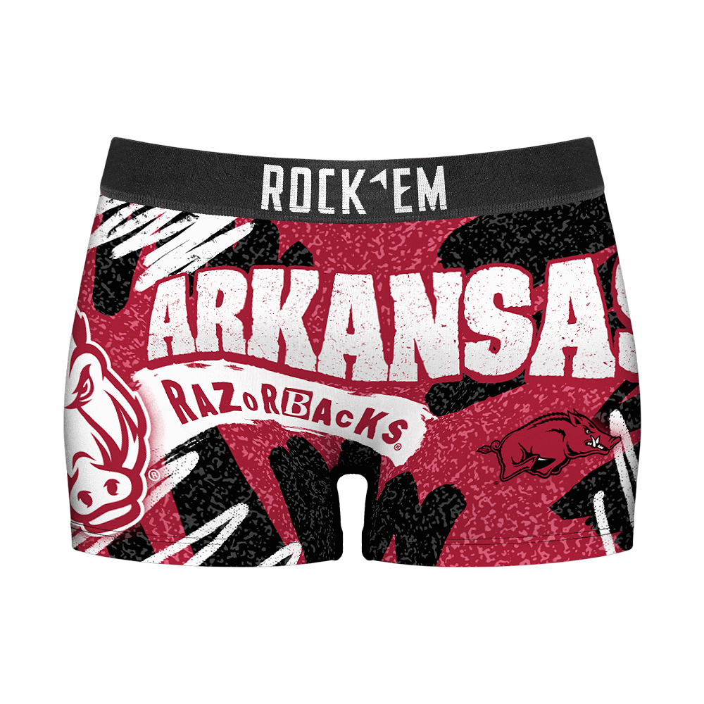 Arkansas Razorbacks - Team Blast Women's Boy Shorts