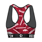Arkansas Razorbacks - Logo All-Over Women's Sports Bra