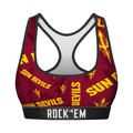 Arizona State Sun Devils - Logo All-Over Women's Sports Bra