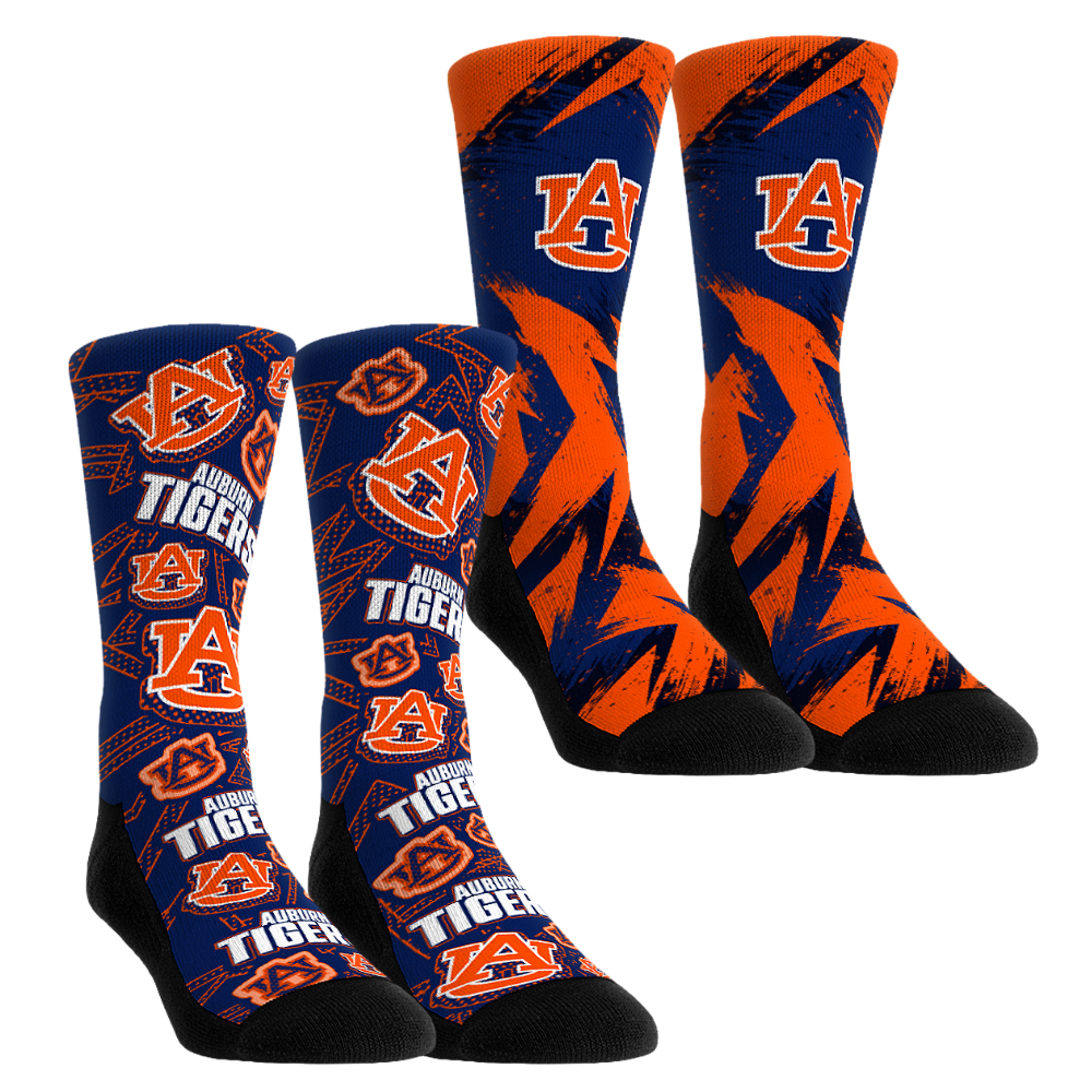 Auburn Tigers - Game Day 2-Pack Crew Socks