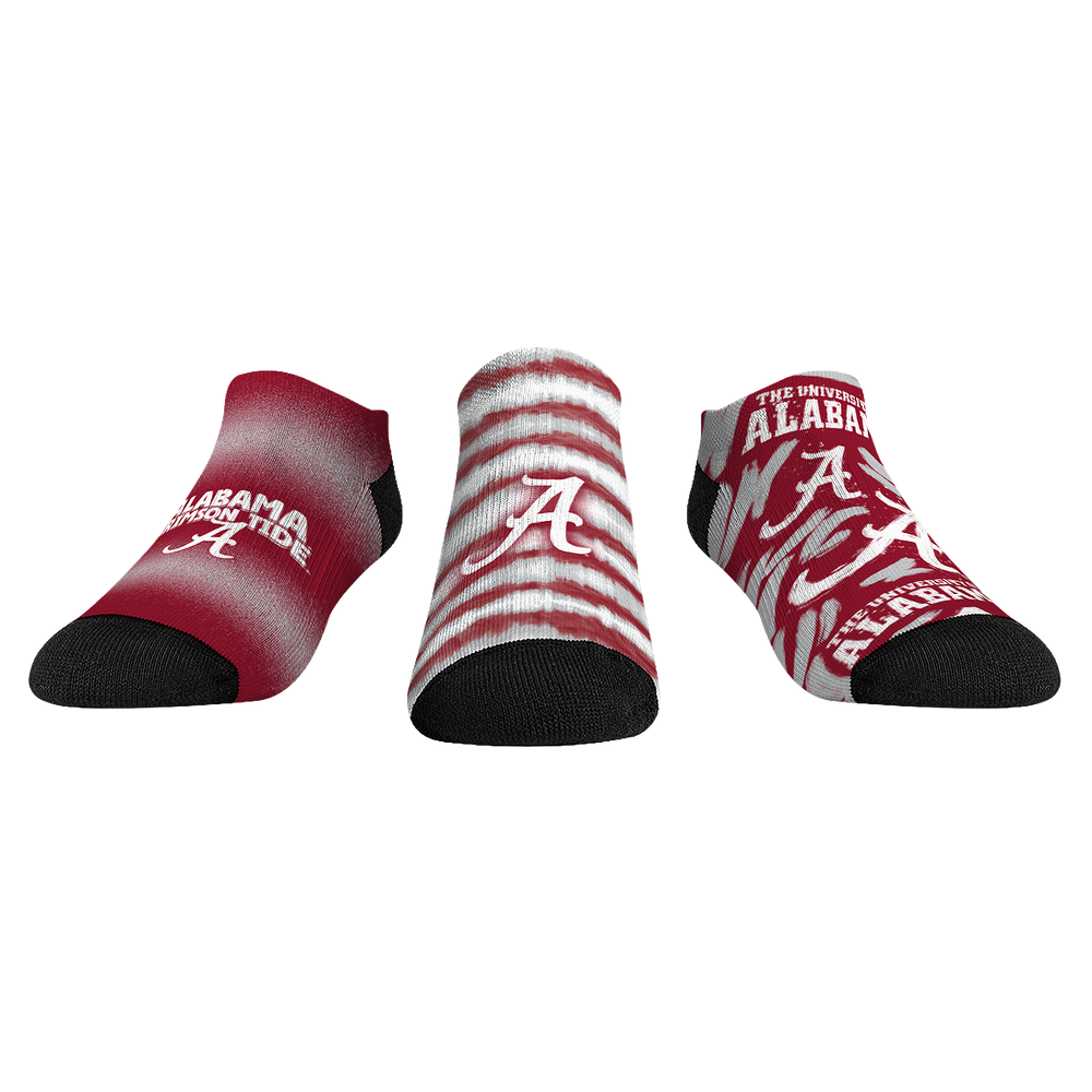 Alabama Crimson Tide - Low Cut - Make Some Noise (3-Pack) Socks