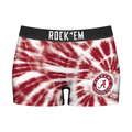 Alabama Crimson Tide - Team Tie Dye Women's Boy Shorts