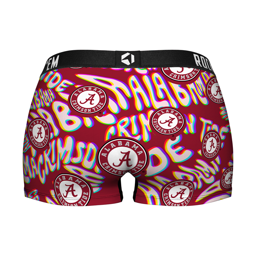 Alabama Crimson Tide - Twisted Wordmark Women's Boy Shorts