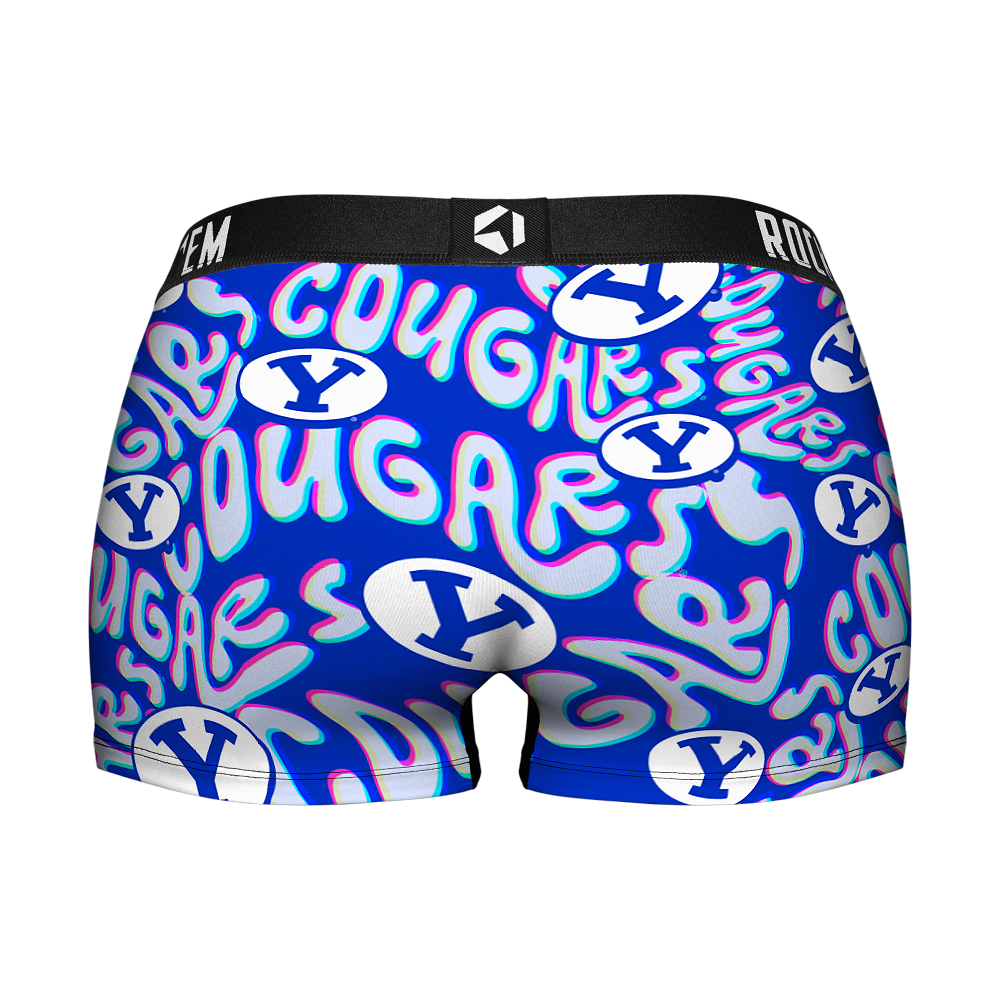 BYU Cougars - Twisted Wordmark Women's Boy Shorts