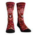 Indiana Hoosiers - CFP 2025-2026 Champs - Stained Glass Crew Socks