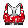 Cincinnati Bearcats - Logo All-Over Women's Sports Bra