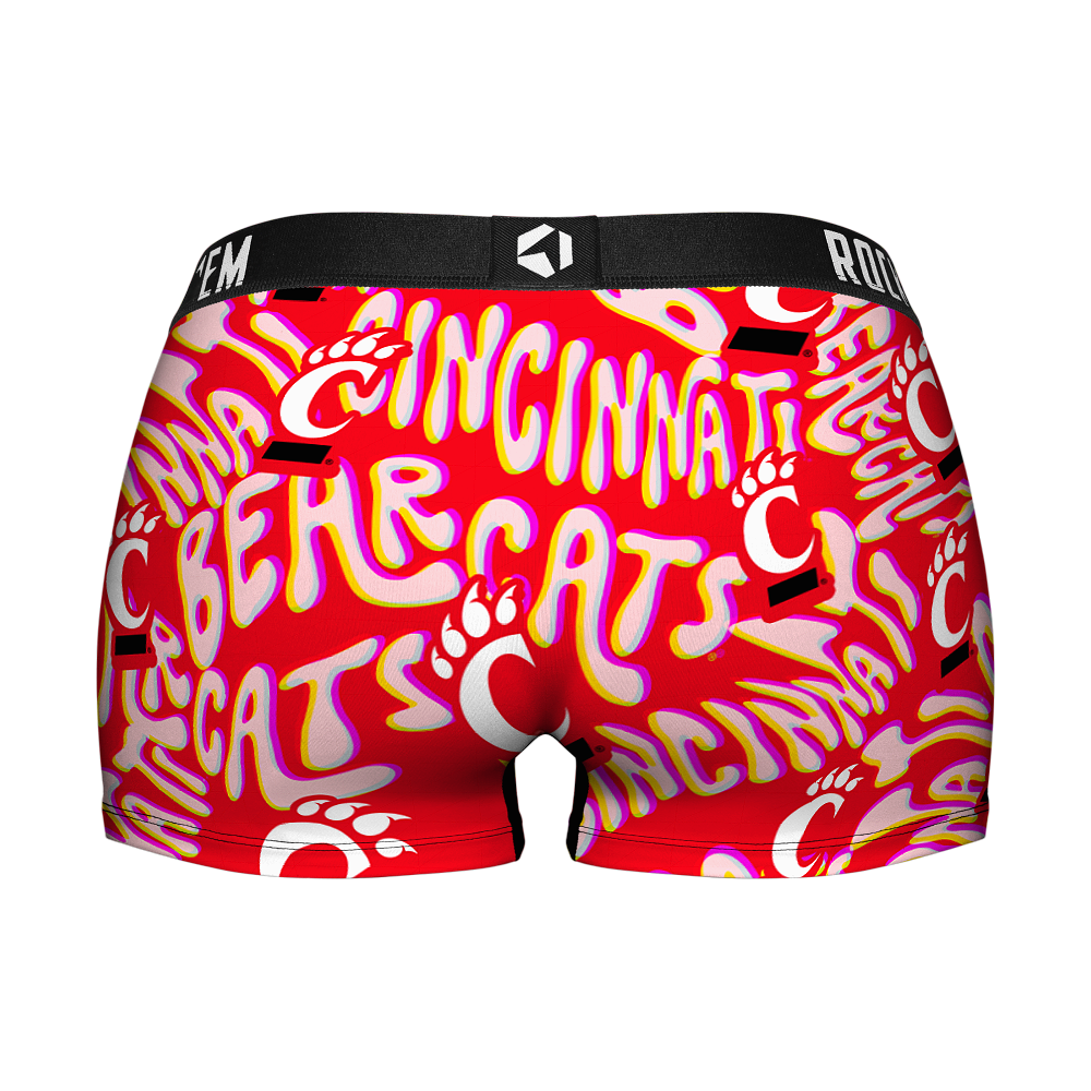 Cincinnati Bearcats - Twisted Wordmark Women's Boy Shorts