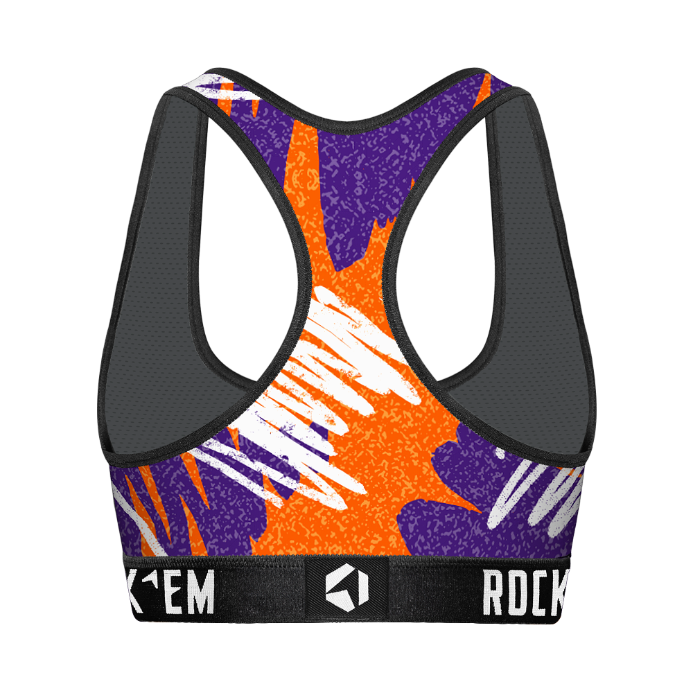 Clemson Tigers - Team Blast Women's Sports Bra