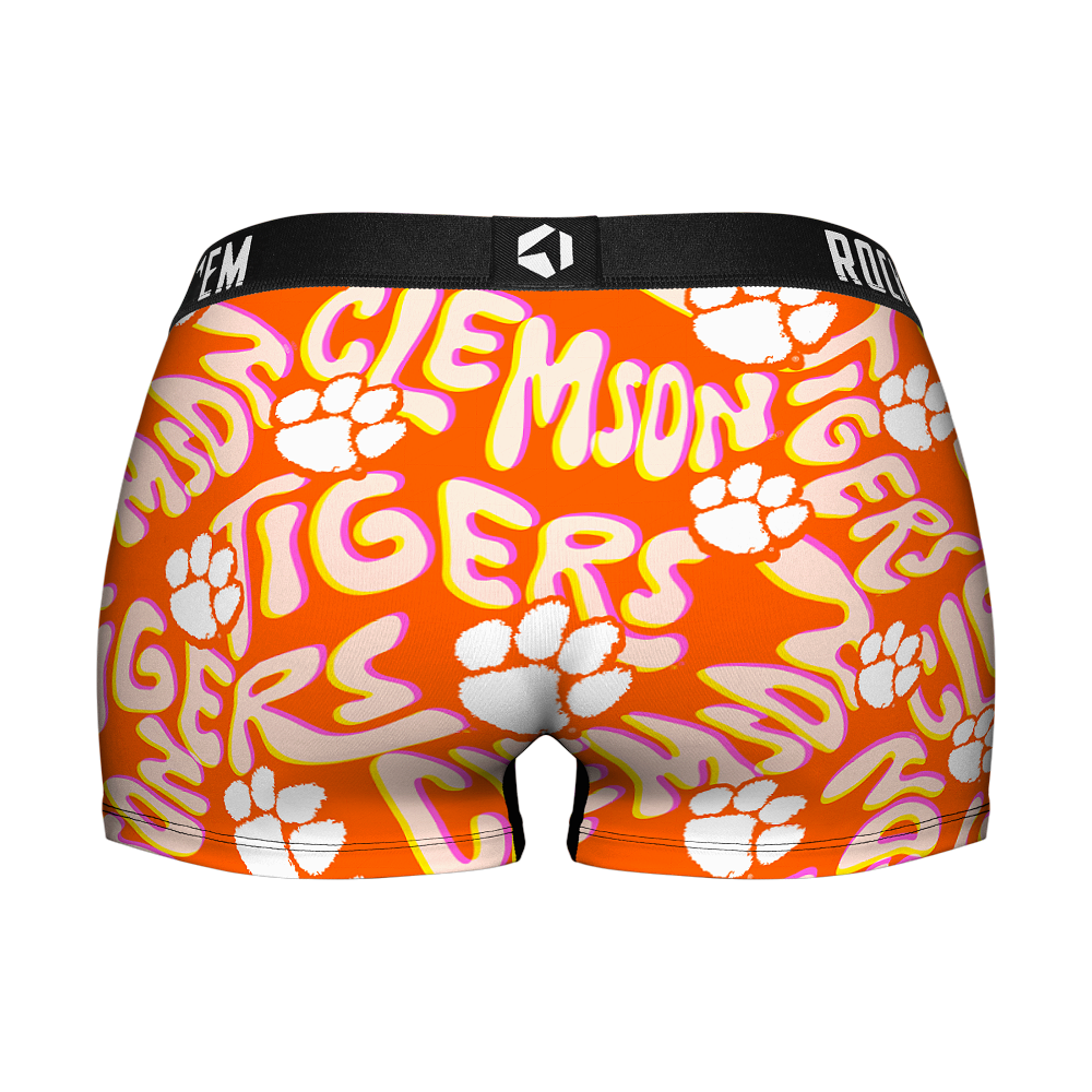 Clemson Tigers - Twisted Wordmark Women's Boy Shorts
