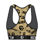 Colorado Buffaloes - Logo All-Over Women's Sports Bra
