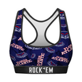 FAU Owls - Logo All-Over Women's Sports Bra