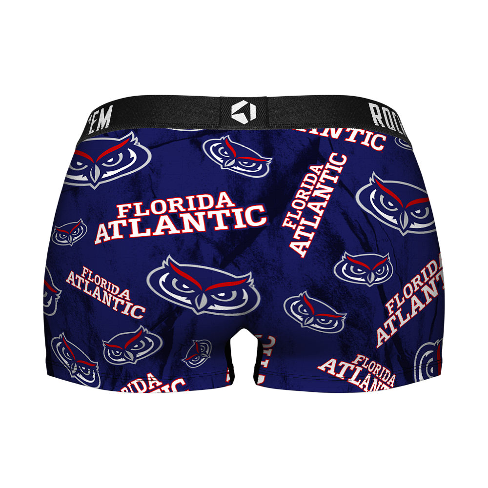 FAU Owls - Logo All-Over Women's Boy Shorts